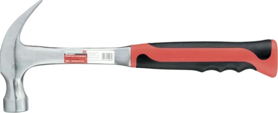 Молоток - гвоздодер MATRIX 450 гр. цельнометаллический 10460 [10460]
