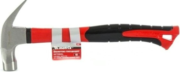 Молоток - гвоздодер MATRIX OPTIMAL 450 гр. 10456 [10456]