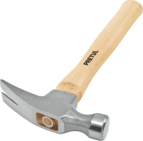 Молоток - гвоздодер TRUPER MA-16P деревянная ручка 450 гр 25001 [25001]