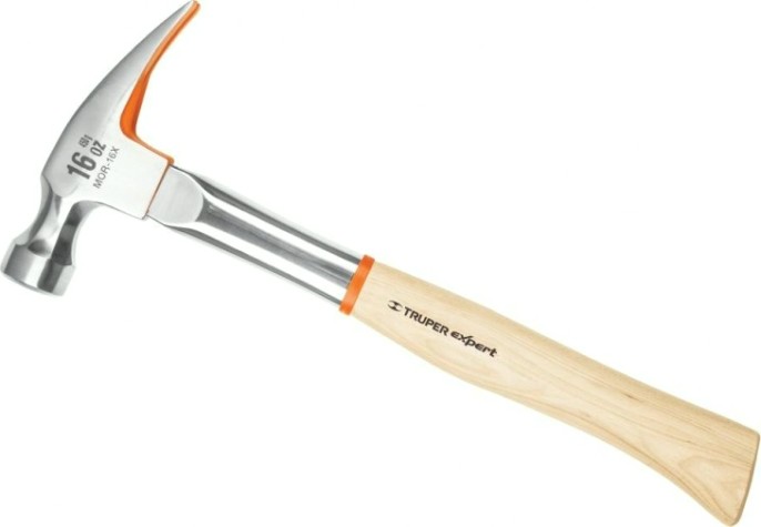 Молоток - гвоздодер TRUPER MOR-16X комбинированная ручка 450 гр 16802 [16802]