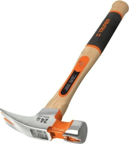 Молоток - гвоздодер TRUPER MOR-20F деревянная ручка 560 гр 16663 [16663]