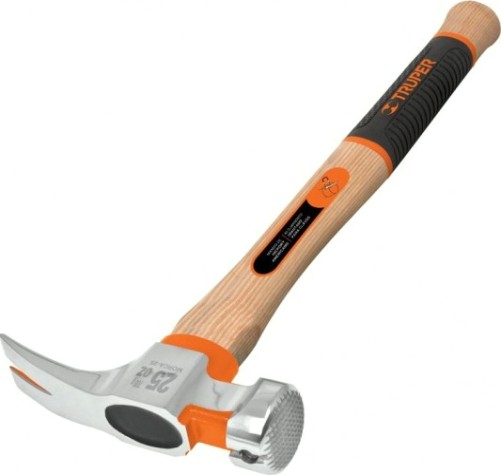 Молоток - гвоздодер TRUPER MORCA-16 деревянная ручка 450 гр 19989 [19989]