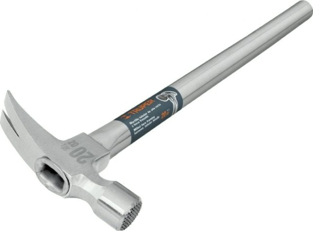 Молоток - гвоздодер TRUPER MTR-20F металлическая ручка 500 гр 16704 [16704]