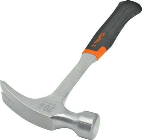 Молоток - гвоздодер TRUPER MXR-16 металлическая ручка 450 гр 17857 [17857]