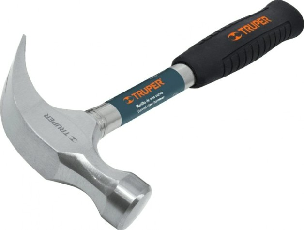 Молоток - гвоздодер TRUPER SJ-16 металлическая ручка 450 гр 16700 [16700]
