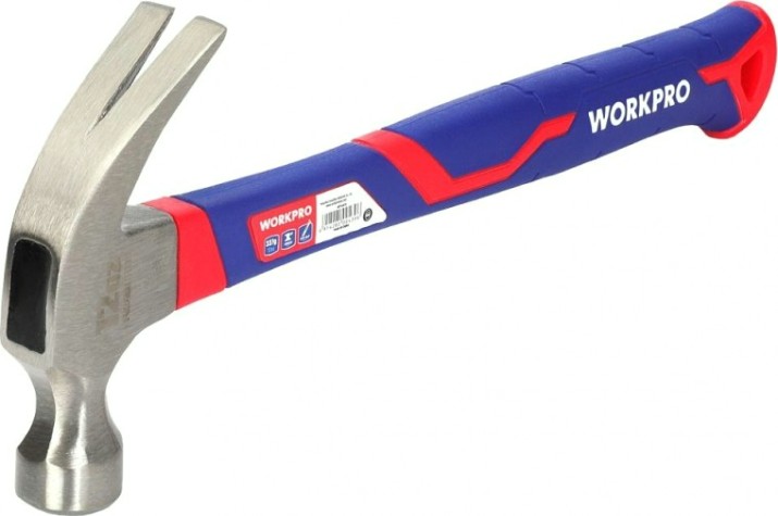 Молоток-гвоздодер WORKPRO WP241010 337гр