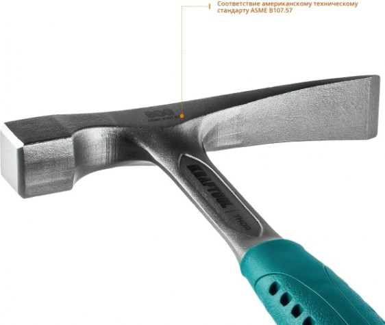 Молоток каменщика KRAFTOOL "THOR" цельнокованный 600 г, [20191]