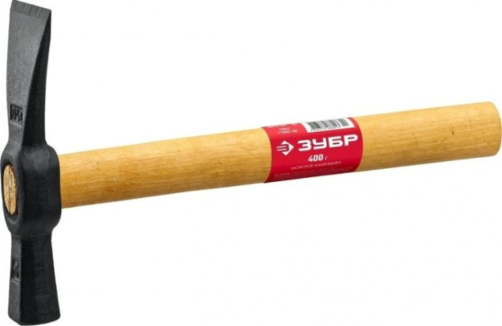 Молоток каменщика ЗУБР МАСТЕР 400 г с деревянной рукояткой, [2015-04_z02]