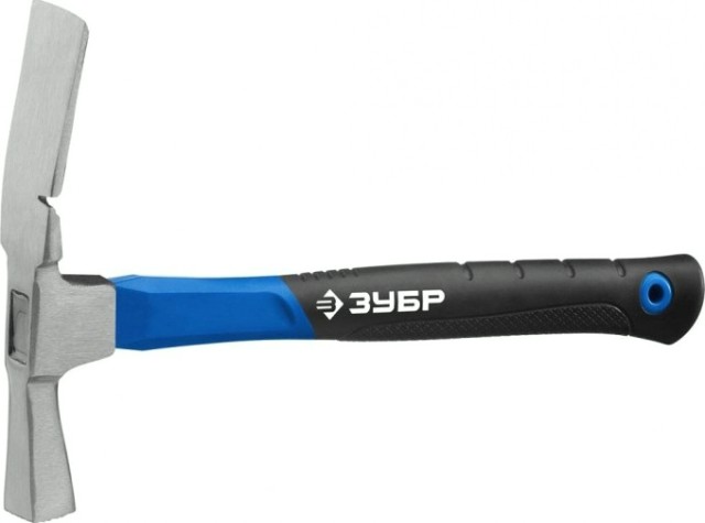 Молоток каменщика ЗУБР МК мк-ф 600 г с фиберглассовой рукояткой, [20163_z01]