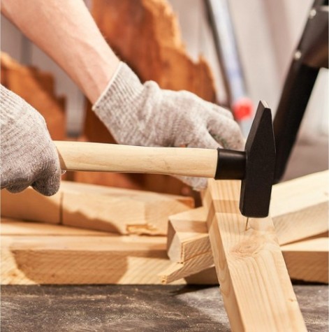 Молоток REXANT 12-8105 слесарный с деревянной рукояткой 500 г