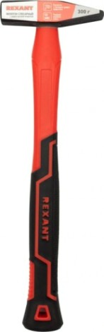 Молоток REXANT 12-8113 слесарный с фибергласовой рукояткой 300 г