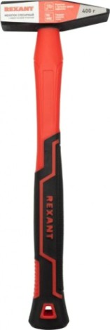 Молоток REXANT 12-8114 слесарный с фибергласовой рукояткой 400 г