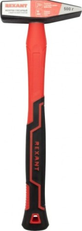 Молоток REXANT 12-8115 слесарный с фибергласовой рукояткой 500 г