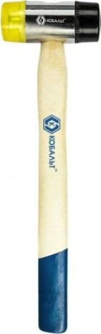 Молоток рихтовочный Кобальт 249-471 35 мм, деревянная рукоятка