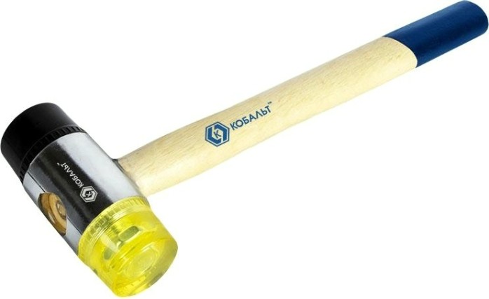 Молоток рихтовочный Кобальт 249-488 40 мм, деревянная рукоятка