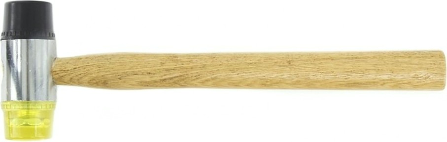 Молоток рихтовочный Sparta бойки 35 мм, комбинированная головка, деревянная р [108305]