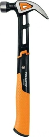 Молоток с загнутым гвоздодером FISKARS M 16oz/13.5" 1027202 [1027202]