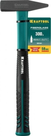 Молоток слесарный KRAFTOOL Fiberglass 300 г с фиберглассовой рукояткой [2007-03]
