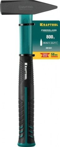Молоток слесарный KRAFTOOL Fiberglass 800 г с фиберглассовой рукояткой [2007-08]