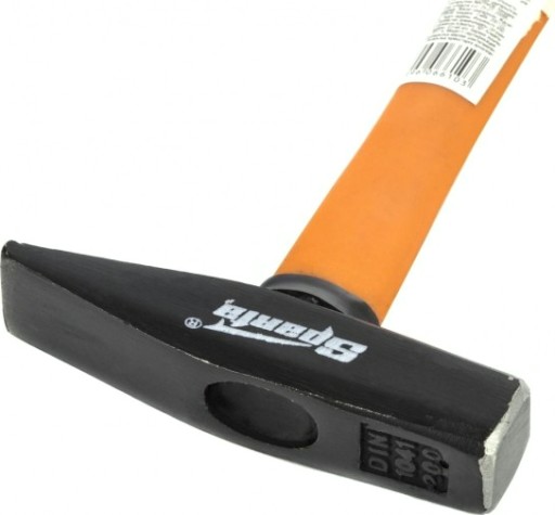 Молоток слесарный Sparta 200 г, фибергласовая обрезиненная рукоятка [10372]