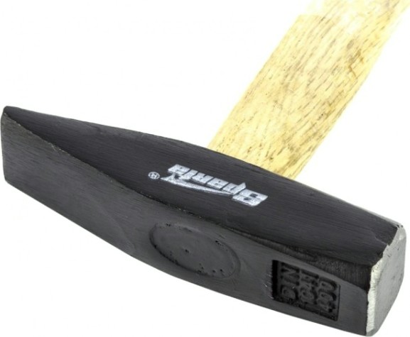 Молоток слесарный Sparta 300 г, квадратный боек, деревянная рукоятка [102065]