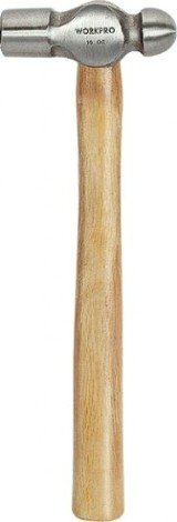 Молоток слесарный WORKPRO WP241026 с круглым бойком 450гр