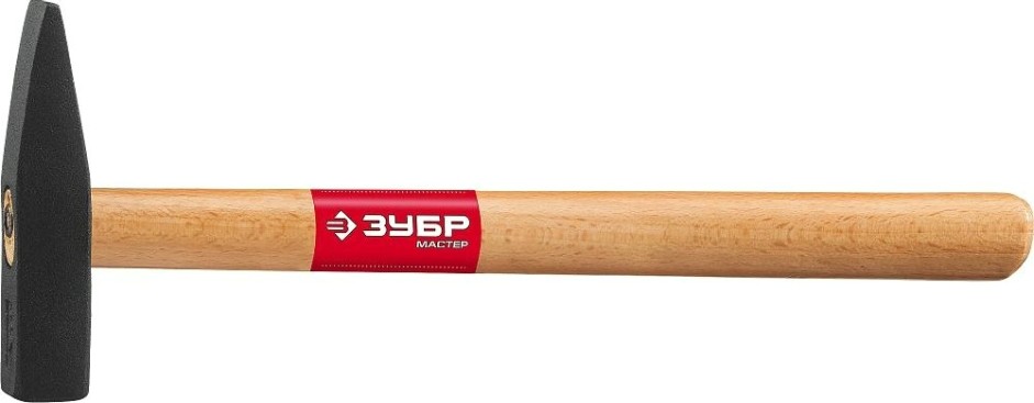 Молоток слесарный ЗУБР МАСТЕР 300 г с деревянной рукояткой [20015-03_z01]