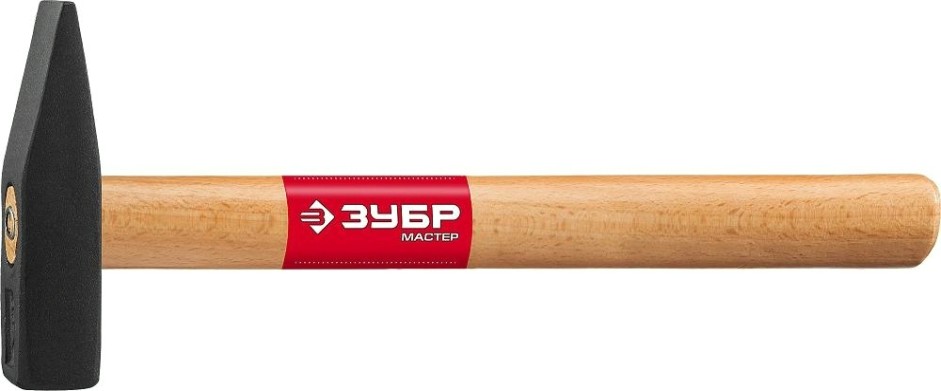 Молоток слесарный ЗУБР МАСТЕР 400 г с деревянной рукояткой [20015-04_z01]