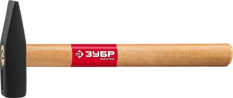 Молоток слесарный ЗУБР МАСТЕР 600 г с деревянной рукояткой [20015-06_z01]