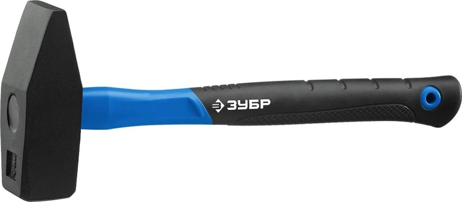 Молоток слесарный ЗУБР МАСТЕР Фибергласс 2000 г с рукояткой [20020-20_z01]