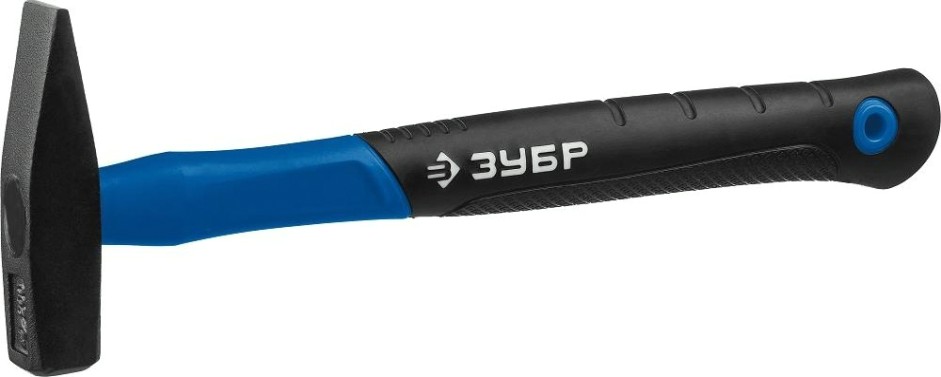 Молоток слесарный ЗУБР МАСТЕР Фибергласс 400 г с рукояткой [20020-04_z01]