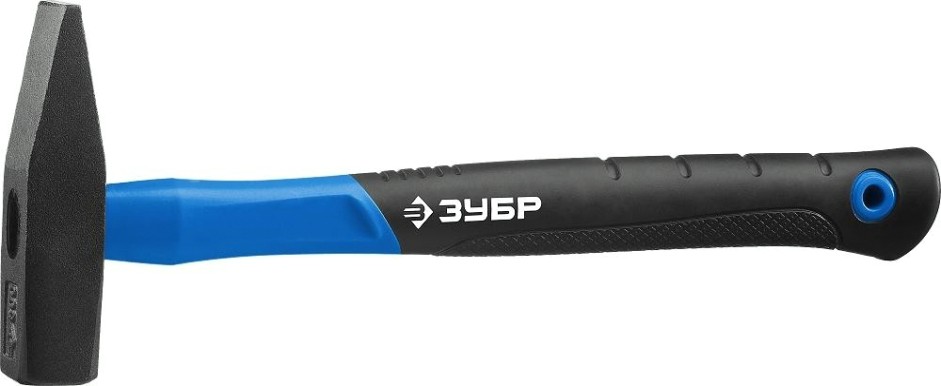 Молоток слесарный ЗУБР МАСТЕР Фибергласс 500 г с рукояткой