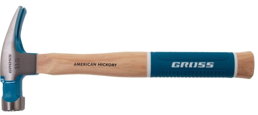 Молоток столярный GROSS 10413 380 г, угол 75