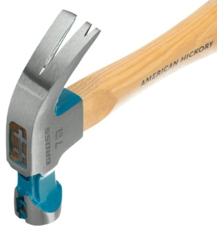 Молоток столярный GROSS 10414 200 г, угол 45 Молоток столярный GROSS 10414 200 г, угол 45