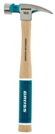 Молоток столярный GROSS 10417 280 г, угол 75