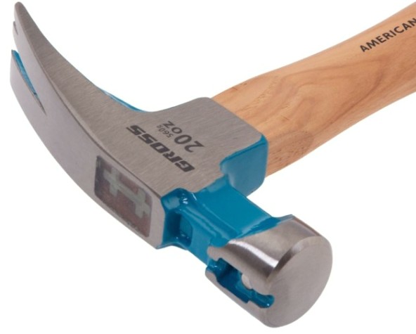 Молоток столярный GROSS 10419 560 г, угол 75 Молоток столярный GROSS 10419 560 г, угол 75