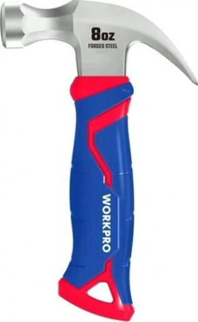 Молоток столярный WORKPRO WP241008 225гр короткий