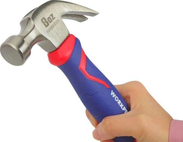 Молоток столярный WORKPRO WP241008 225гр короткий
