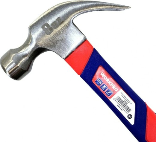 Молоток столярный WORKPRO WP241009 225гр