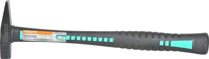 Молоток Sturm 1010-02-FR0100 полностью обрезин. рукоятка, 100гр.