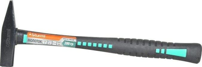 Молоток Sturm 1010-02-FR0200 полностью обрезин. рукоятка, 200гр.