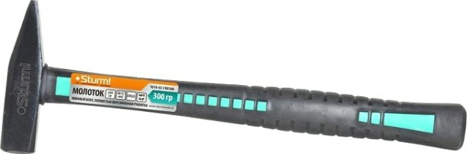 Молоток Sturm 1010-02-FR0300 полностью обрезин. рукоятка, 300гр.