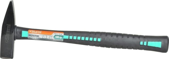 Молоток Sturm 1010-02-FR0500 полностью обрезин. рукоятка, 500гр.
