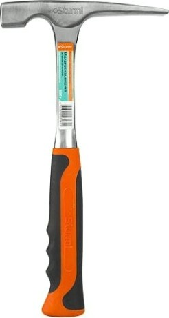 Молоток Sturm 1010-05-600 каменщика цельнокованный, обрезин. рукоятка, 600гр