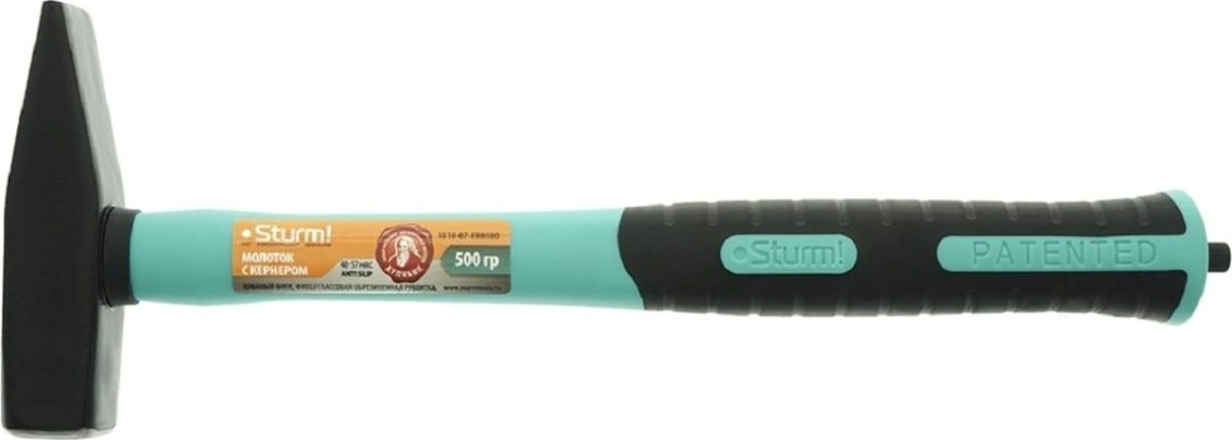 Молоток Sturm 1010-07-FR0500 с кернером, фибергласс.рукоятка, 500гр.