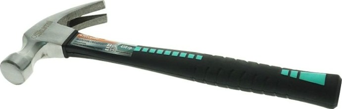 Молоток Sturm 1010-62-FR0450 гвоздодер, полностью обрезин. рукоятка, 450гр. Молоток Sturm 1010-62-FR0450 гвоздодер, полностью обрезин. рукоятка, 450гр.