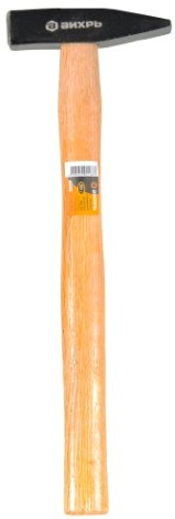 Молоток ВИХРЬ 200гр. квадратный боек, деревянная ручка [73/6/8/1]