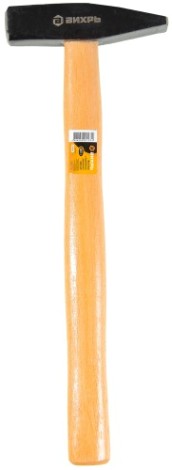 Молоток ВИХРЬ 400гр. квадратный боек, деревянная ручка [73/6/8/2]