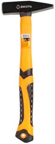 Молоток ВИХРЬ 400гр. квадратный боек, фиберглассовая двухкомпонентная р [73/6/8/5]
