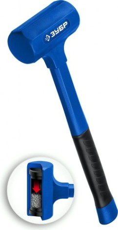 Молоток ЗУБР БМО безынерционный облитый эластомером 1800 г 60 мм [2049-1800]